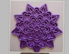 Sellos para galletitas porcelana ceramica mandala 18