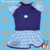Vestidinho com manga - roxo - comprar online