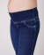 CALCA JEANS GESTANTE RETA AZUL ESCURO