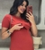 VESTIDO RUTE MANGA CURTA - Roupas confortáveis para gestante é na Maria Mãe
