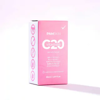 Vitamina C20 Sérum Facial Pam Skin Beauty - 30ml