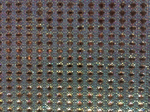 Manta Balão - Rose com Boreal 6x6mm 24x40cm