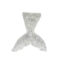APLIQUE CALDA SEREIA GLITTER  PRATA -1 UND
