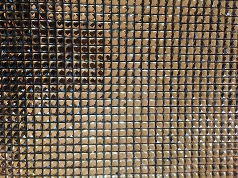 Manta - Vidro Dourado 6X6mm 24x40cm