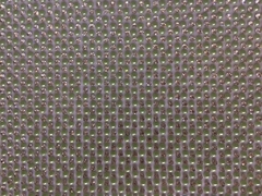 Manta Mini Perola Jogada 3mm Verde C/ Strass Prata 24x40cm