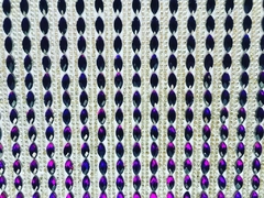 Manta Navete - Roxo Com Strass Cristal 24x40cm