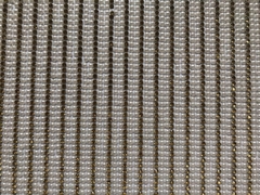 Manta Perola 3mm Nude C/ Strass Ouro 24x40cm
