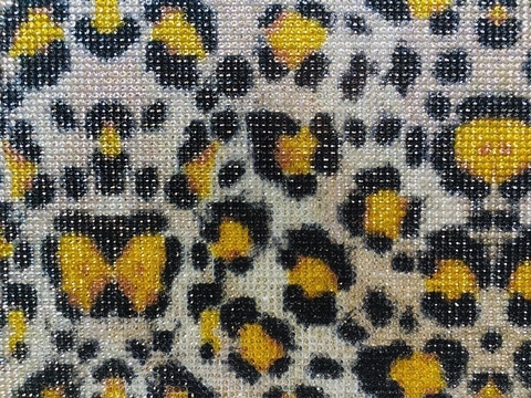 Micro Manta - Onça Amarela C/ Prata Y2 - 24x40cm