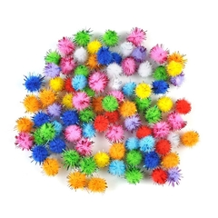 POMPOM DE BRILHO 1,5CM - 100 UND