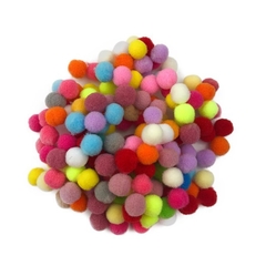 POMPONS 1CM CORES VARIADAS