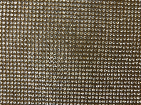 Manta Strass Original - Dourado 2MM - 0,35 x 1,20cm