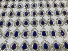 Manta Gota Glitter Roxo - 24x40cm
