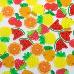 MIX DE FRUTAS ACRILICO 25MM-10 UND
