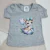 REMERA JIRAFA BEBE GRIS