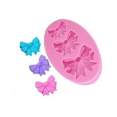 Molde de Silicone Lacinho Duplo para Confeitaria e Biscuit na internet