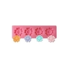 Molde de Silicone 04 Florzinhas Para Biscuit e Confeitaria