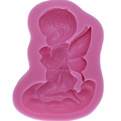 Molde de Silicone Anjinho Rezando para Biscuit e Confeitaria na internet