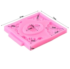 Molde de Silicone Arabescos Cantoneiras e Jóias para Confeitaria e Biscuit - loja online