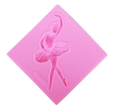 Molde de Silicone Bailarina para Biscuit e Confeitaria - loja online