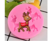 Molde de Silicone Renas Baby para Confeitaria e Biscuit