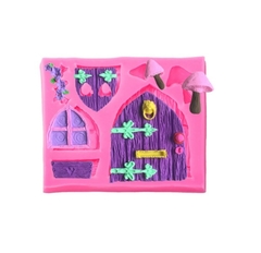 Molde de Silicone Jardim Encantado para Biscuit e Confeitaria