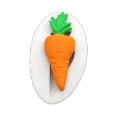 Molde de Silicone Cenoura para Biscuit e Confeitaria - comprar online