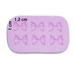 Molde de Silicone Mini Laçinhos para Biscuit e Confeitaria - comprar online