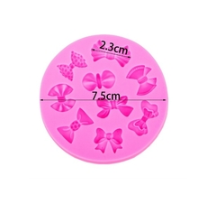 Imagem do Molde de Silicone Kit Laçinhos Pequenos para Biscuit e Confeitaria