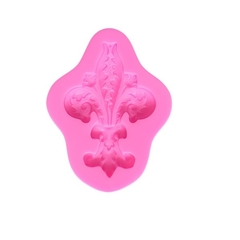 Molde de Silicone Arabesco Flor de Lis - loja online