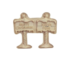 Imagem do Molde de Silicone Caixa de Correio Natalina para Confeitaria e Biscuit