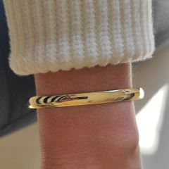 PULSERA ESCLAVA DORADA 5MM - comprar online