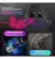 Silla Gamer Ergonómica Aliver Throne Luz Led Rgb Parlantes Masajes Reclinable