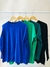 FATI7 - SWEATER ANCHO MANGA MORLEY CON TAJO - tienda online