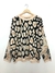 FRIDA10 - SWEATER OVER ANIMAL PRINT Y FLORES
