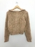 ARIEL17 - SWEATER CORTO CAPUCHA TRENZADO