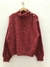 ARIEL15 - SWEATER MEDIA POLERA BOTONES AL HOMBRO - tienda online