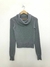 SAMY5 - SWEATER LISO CUELLO BOTE
