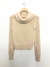 SAMY5 - SWEATER LISO CUELLO BOTE - tienda online