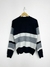 JORGELINA6 - MEDIA POLERA RAYADA TRICOLOR - tienda online