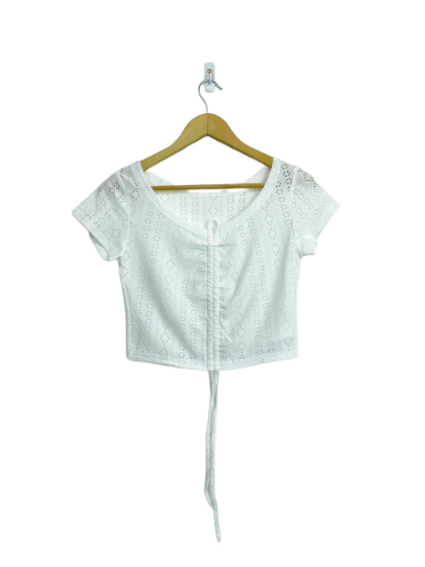 HANNA1 - TOP BRODERY FRUNCE - comprar online