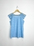 HANNA8 - MUSCULOSA BRODERY MANGA VOLADO ENCAJE