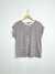 ART. MALLORCA - REMERA RALLADA CON VIVOS - tienda online
