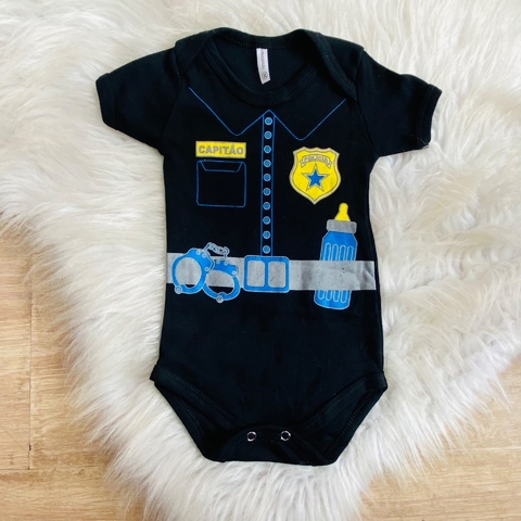 BODY BEBÊ POLÍCIA