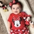 BODY BEBE MINNIE VERMELHO