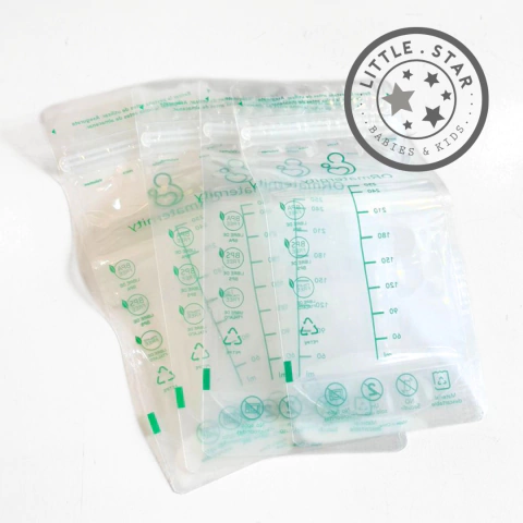 Bolsas contenedoras para leche