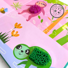 Libro con texturas 5 amigos - LITTLE STAR BABIES  & KIDS