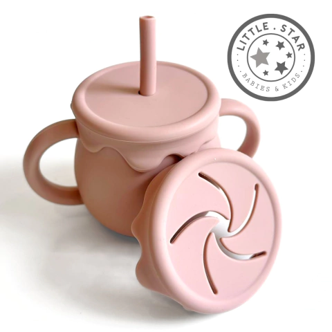 Taza multifunción de silicona 3 en 1