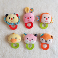 Sonajero peluche con mordillo