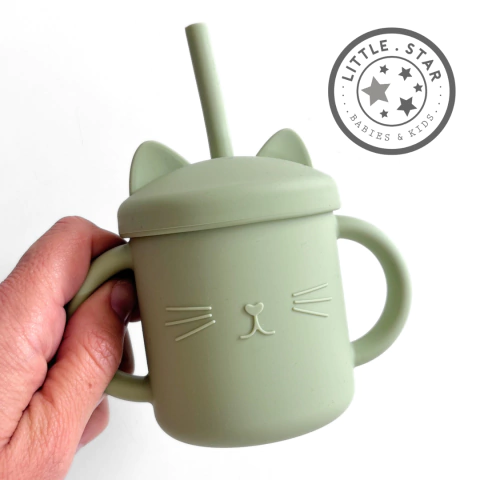 Matecito silicona gatito