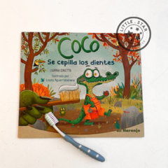 Coco se cepilla los dientes